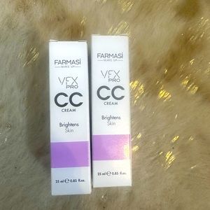 CC purple cream for color correction under foundation